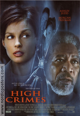 High Crimes 2002 movie poster Jim Caviezel Morgan Freeman Ashley Judd Carl Franklin