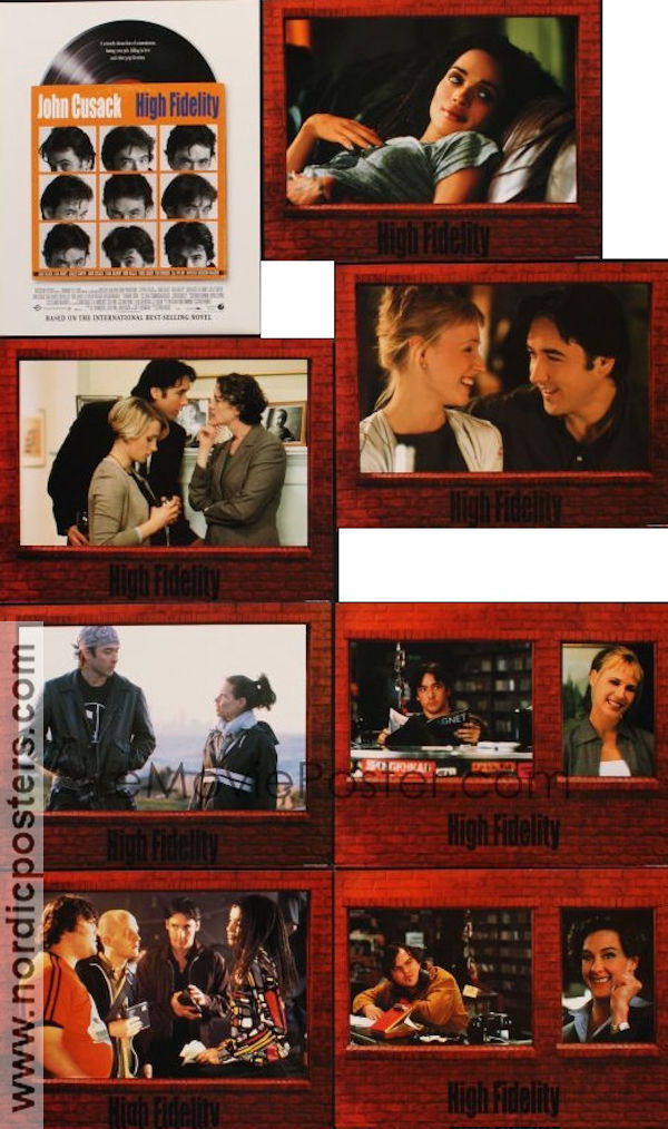 High Fidelity 1999 lobby card set John Cusack Stephen Frears