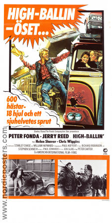 High-Ballin 1978 poster Peter Fonda Peter Carter