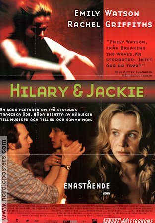 Hilary and Jackie 1998 movie poster Emily Watson Rachel Griffith James Frain Anand Tucker