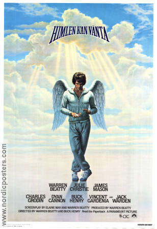 Himlen kan vänta 1978 poster James Mason Julie Christie Warren Beatty Religion