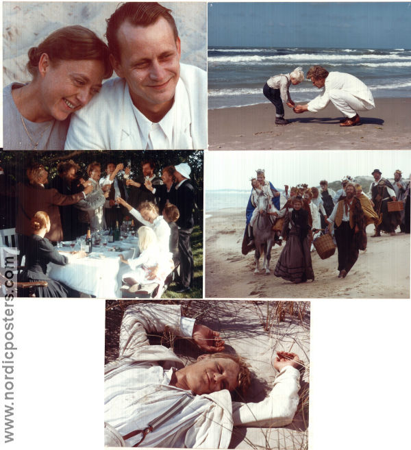 Hip Hip Hurra! 1987 lobby card set Stellan Skarsgård Lene Bröndum Pia Vieth Kjell Grede Denmark
