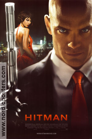 Hitman 2007 movie poster Timothy Olyphant Dougray Scott Olga Kurylenko Xavier Gens Guns weapons