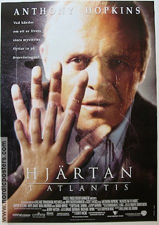 Hjärtan i Atlantis 2001 poster Anthony Hopkins Anton Yelchin Hope Davis Scott Hicks