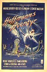 The Tales of Hoffman 1951 movie poster Moira Shearer Robert Rounseville Ludmilla Tchérina Emeric Pressburger Ballet Musicals