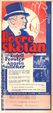 Hohe Schule 1934 movie poster Rudolf Forster Angela Salloker Erich Engel School Country: Austria