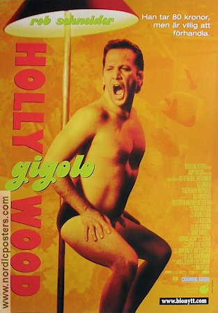 Deuce Bigalow Male Gigolo 1999 movie poster Rob Schneider William Forsythe Eddie Griffin Mike Mitchell