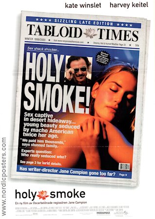 Holy Smoke 1999 movie poster Kate Winslet Harvey Keitel Julie Hamilton Jane Campion