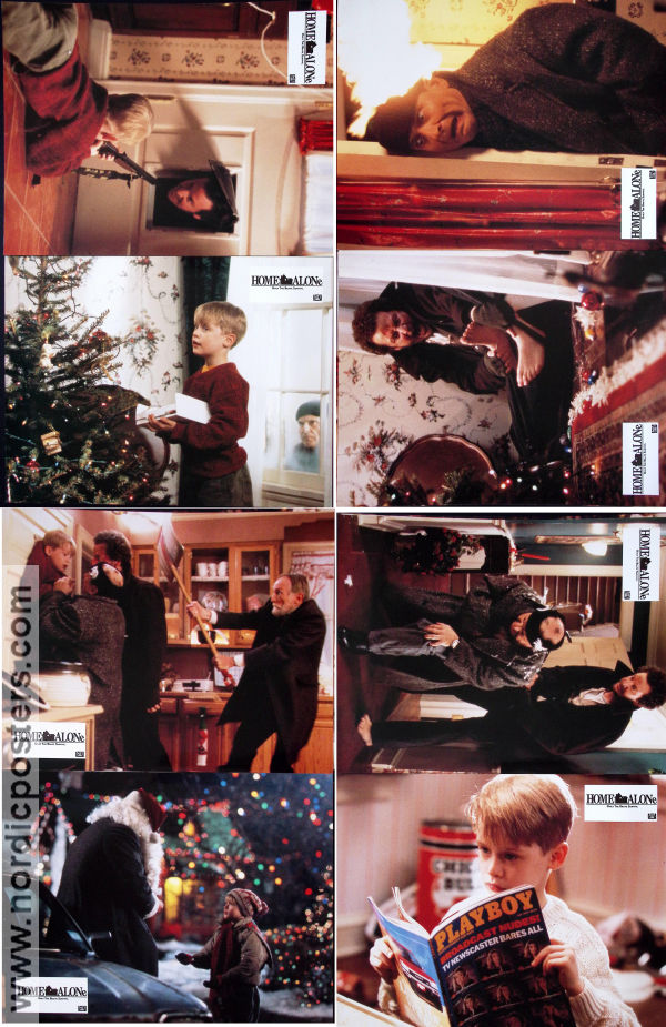 Home Alone 1990 lobby card set Macaulay Culkin Joe Pesci Daniel Stern Chris Columbus Kids