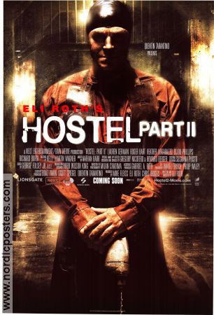 Hostel part II 2007 movie poster Lauren German Bijou Phillips Eli Roth