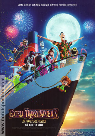 Hotel Transylvania 3: Summer Vacation 2018 movie poster Adam Sandler Writers Animation