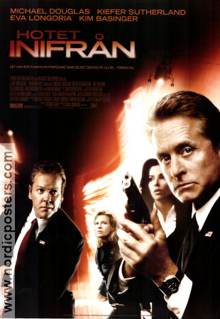 Hotet inifrån 2006 poster Michael Douglas Kiefer Sutherland Eva Longoria Kim Basinger Clark Johnson