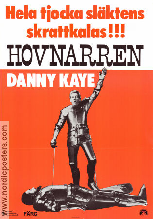 The Court Jester 1955 movie poster Danny Kaye Glynis Johns Basil Rathbone Melvin Frank