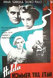 Hulda kommer till stan 1938 movie poster Irma Seikkula Finland