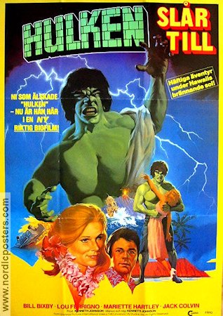 The Bride of the Incredible Hulk 1980 movie poster Bill Bixby Find more: Marvel From comics