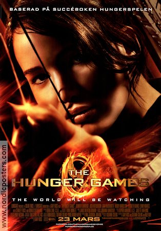 The Hunger Games 2012 movie poster Jennifer Lawrence Josh Hutcherson Liam Hemsworth Gary Ross