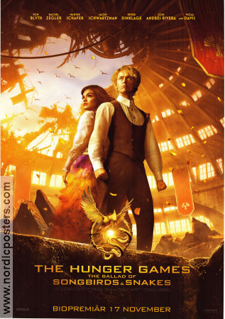 The Hunger Games: The Ballad of Songbirds and Snakes 2023 movie poster Dexter Sol Ansell Rosa Gotzler Clemens Schick Francis Lawrence