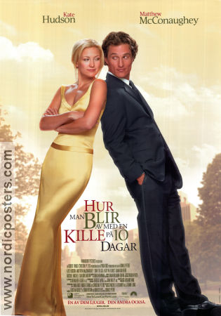 How to Lose a Guy in 10 Days 2002 movie poster Kate Hudson Matthew McConaughey Romance