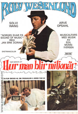 Bör Börson Jr 1974 movie poster Rolv Wesenlund Arve Opsahl Sölvi Wang Jan Erik Düring Norway Money