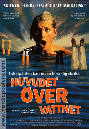 Hodet over vannet 1993 movie poster Lene Elise Bergum Svein Roger Karlsen Morten Abel Nils Gaup Norway Beach