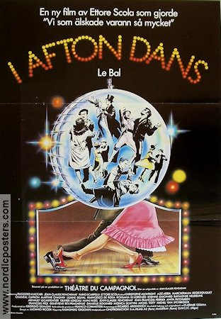 Le Bal 1984 movie poster Etienne Guichard Ettore Scola Dance