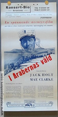 Trouble in Morocco 1937 movie poster Jack Holt