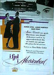 L´annee derniere a Marienbad 1961 movie poster Delphine Seyrig Giorgio Albertazzi Sacha Pitoff Alain Resnais