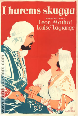 Dans l´ombre du harem 1929 movie poster Léon Mathot Louise Lagrange André Liabe