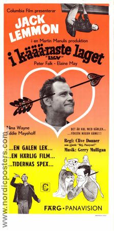 I käääraste laget 1967 poster Jack Lemmon Peter Falk Elaine May Clive Donner