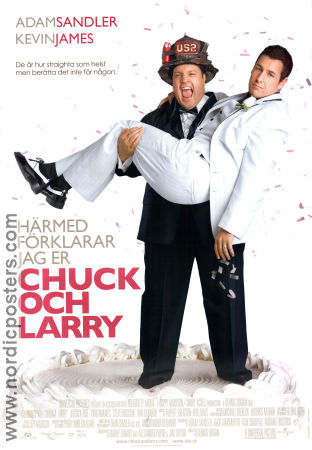 I Now Pronounce You Chuck and Larry 2007 movie poster Adam Sandler Kevin James Jessica Biel Dennis Dugan