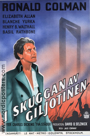 A Tale of Two Cities 1935 movie poster Ronald Colman Elizabeth Allan Basil Rathbone Jack Conway