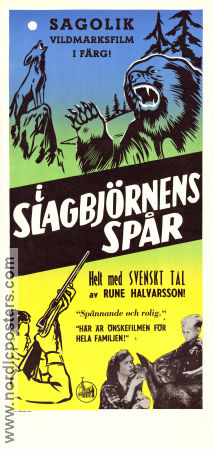 I slagbjörnens spår 1931 movie poster Bröderna Utterström Documentaries