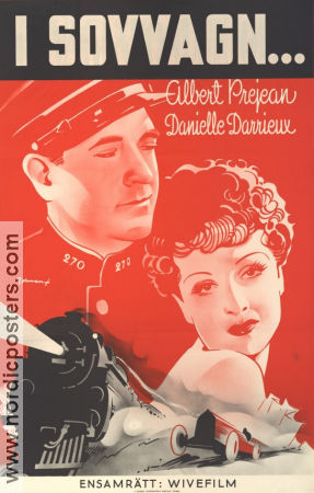 Le controleur des wagons-lits 1935 movie poster Albert Préjean Danielle Darrieux Lucien Baroux Richard Eichberg
