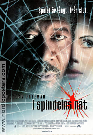 I spindelns nät 2001 poster Morgan Freeman Michael Wincott Monica Potter Lee Tamahori Insekter och spindlar