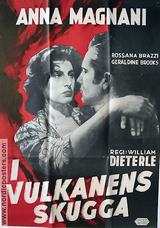 Vulcano 1953 movie poster Anna Magnani William Dieterle