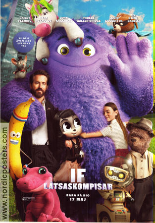 IF 2024 movie poster Cailey Fleming John Krasinski Animation