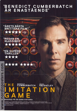 The Imitation Game 2014 movie poster Benedict Cumberbatch Keira Knightley Matthew Goode Morten Tyldum