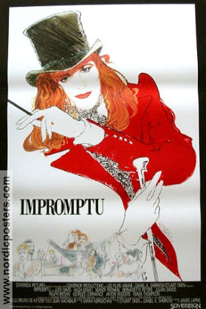 Impromptu 1990 poster Judy Davis James Lapine