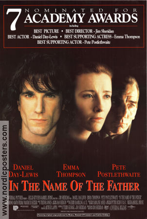 In the Name of the Father 1993 poster Daniel Day-Lewis Jim Sheridan