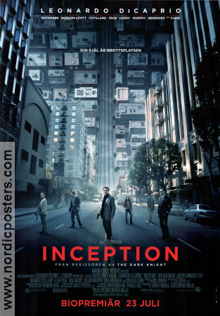 Inception 2010 poster Leonardo DiCaprio Joseph Gordon-Levitt Ellen Page Christopher Nolan Kultfilmer