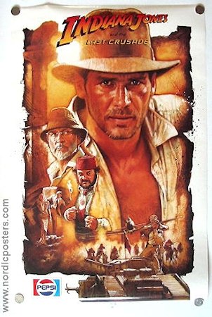 Indiana Jones Pepsi Cola 1989 poster Harrison Ford Find more: Pepsi Cola