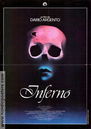 Inferno 1980 movie poster Leigh McCloskey Irene Miracle Dario Argento Find more: Giallo