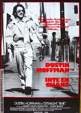 Straight Time 1978 movie poster Dustin Hoffman