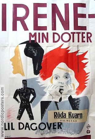 Irene min dotter 1937 movie poster Lil Dagover