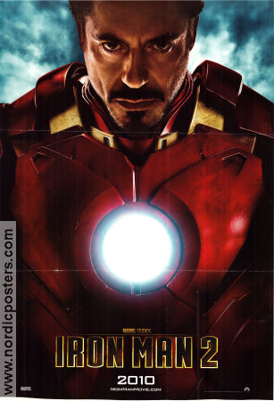 Iron Man 2 2010 movie poster Robert Downey Jr Mickey Rourke Gwyneth Paltrow Jon Favreau Find more: Marvel