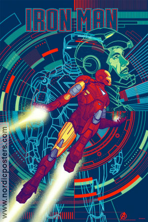 Iron man Mondo Limited litho No 63 of 120 2012 affisch Affischkonstnär: Kevin Tong Hitta mer: Mondo Hitta mer: Marvel Hitta mer: Comics