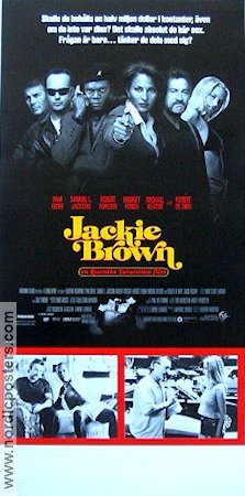 Jackie Brown 1997 poster Pam Grier Michael Keaton Robert De Niro Quentin Tarantino