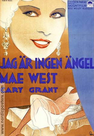 I´m No Angel 1933 movie poster Mae West Cary Grant