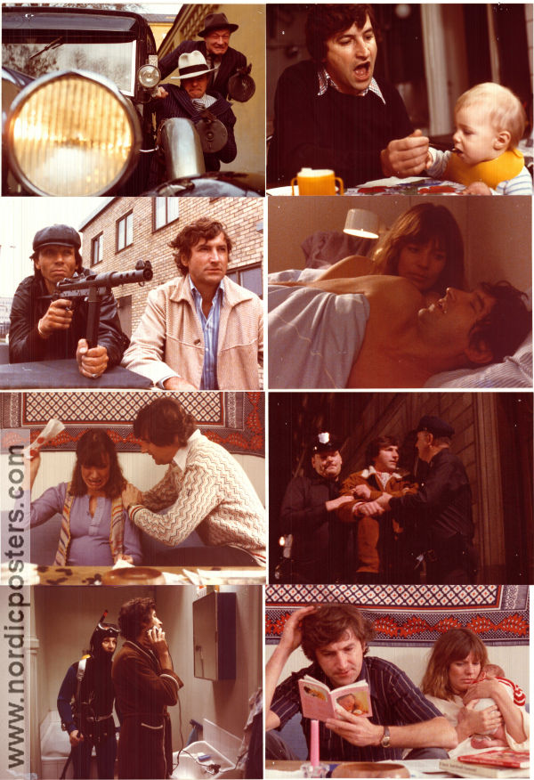 Father to Be 1979 lobby card set Magnus Härenstam Anki Lidén Micha Gabay Lasse Hallström Kids