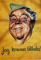 Jag kommer tillbaka 1958 movie poster Edvard Persson